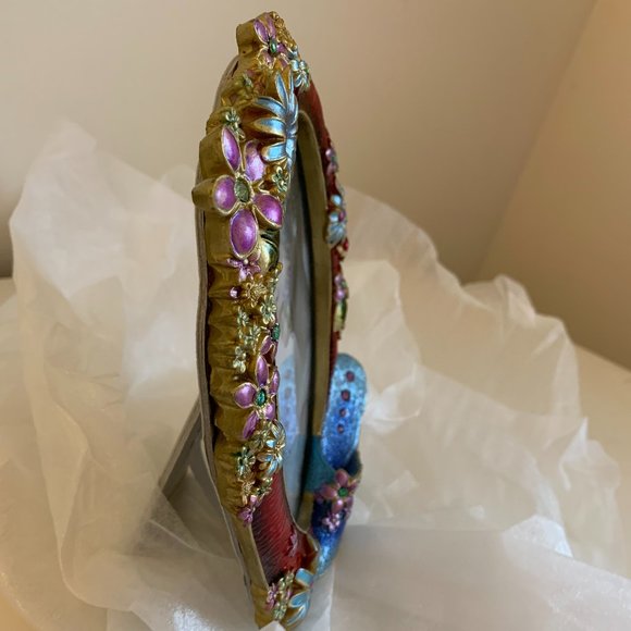 Shiny Flower and High Heels Photo Frame for 4"x6" - Picture 4 of 6